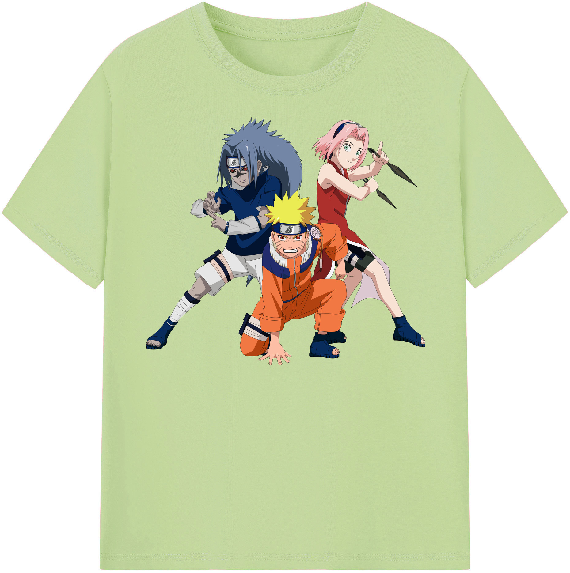 （画像用） NARUTO -ナルト- うずまき ナルト Uzumaki Naruto 綿100％半袖Tシャツ（フロントプリント）